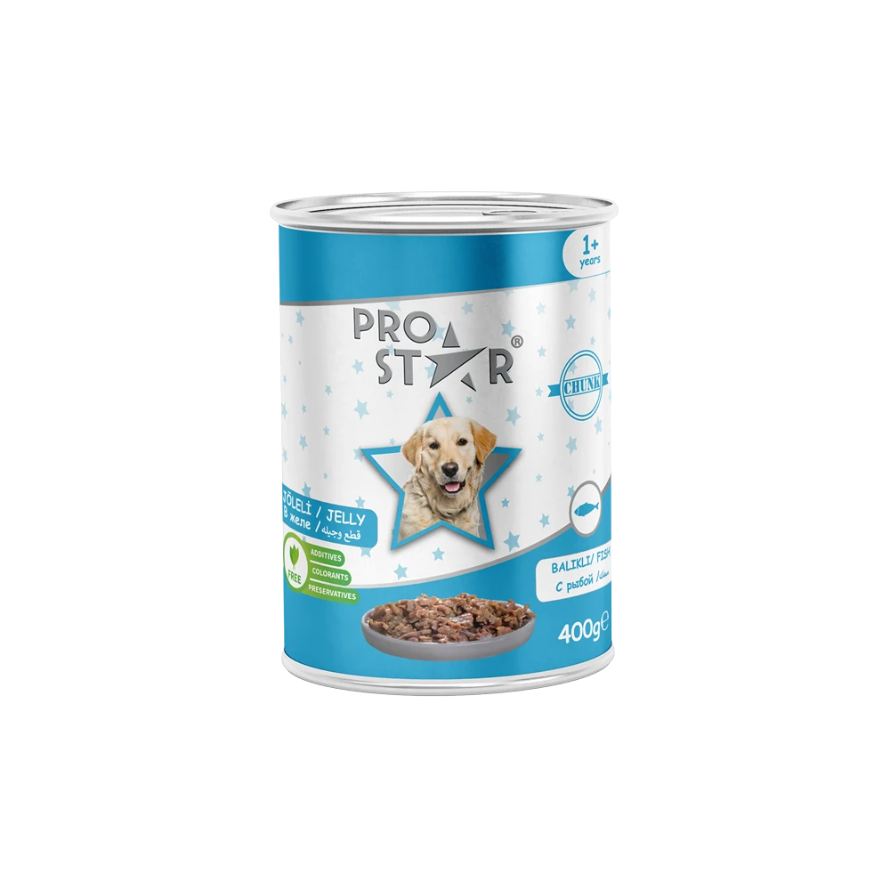Prostar Jöleli Yetişkin Köpek Maması Balıklı