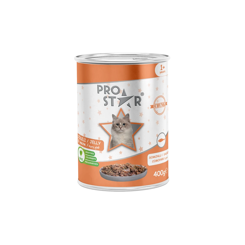 Prostar Jöleli Yetişkin Kedi Maması Somonlu