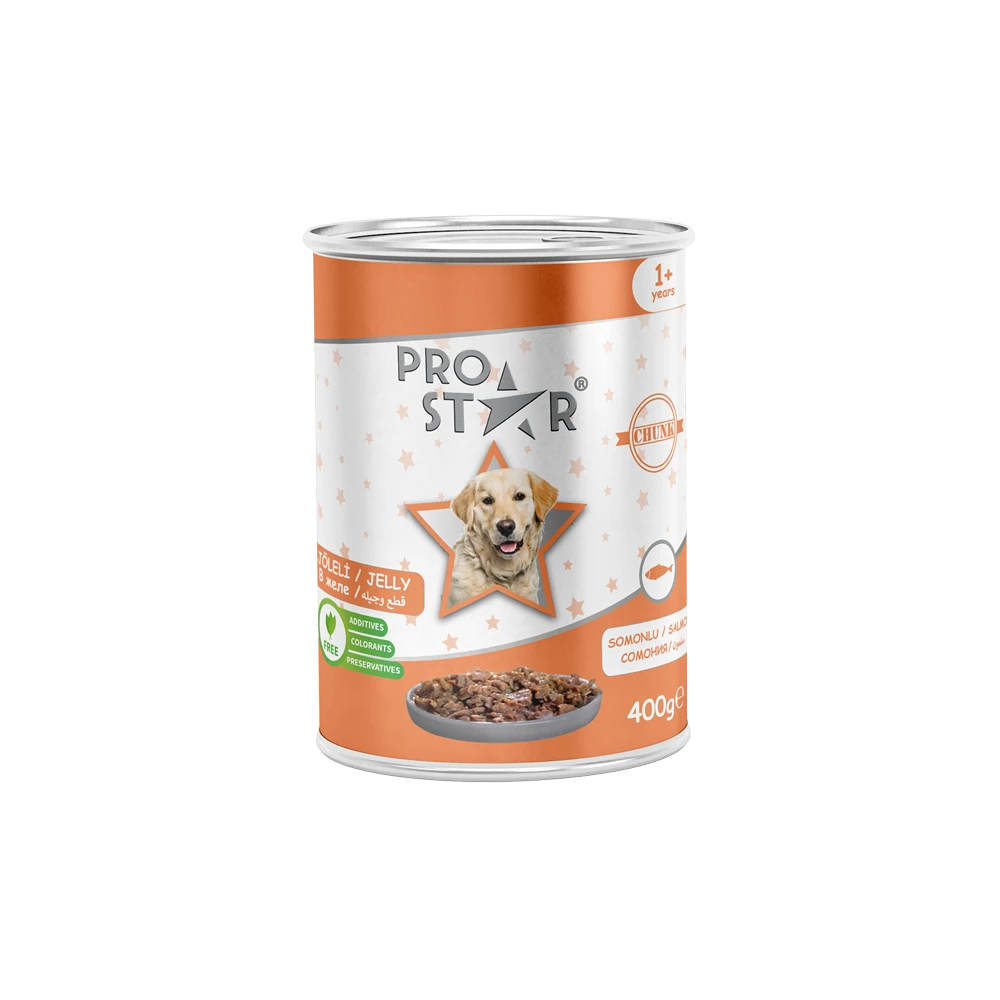 Prostar Jöleli Yetişkin Köpek Maması Somonlu