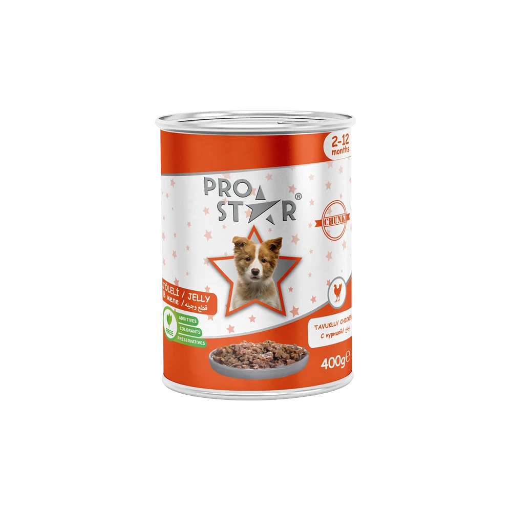 Prostar Jöleli Yavru Köpek Maması Tavuklu