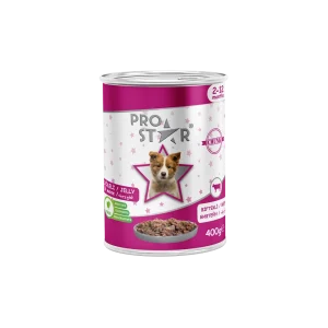Prostar Jöleli Yavru Köpek Maması Biftekli