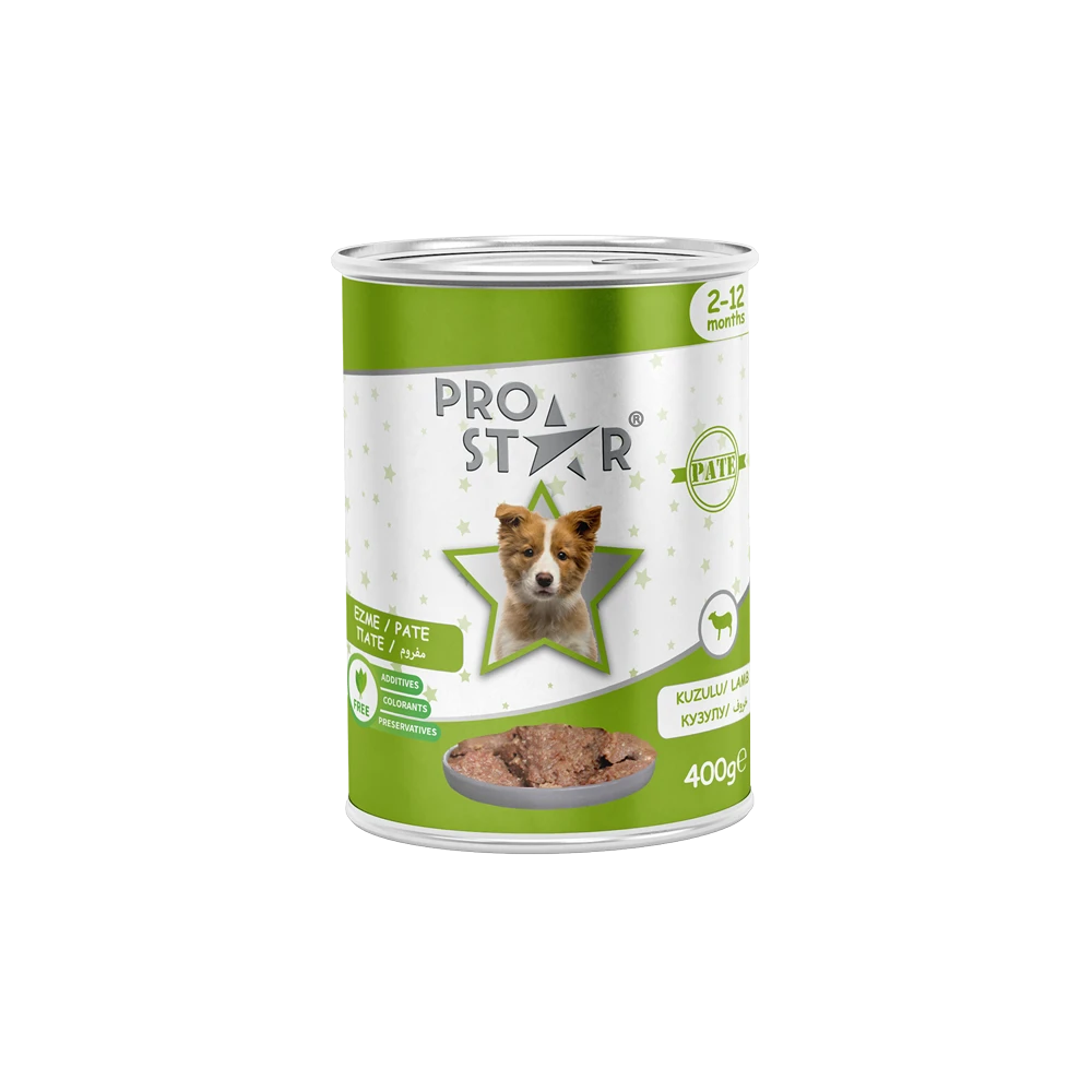 Prostar Pate Yavru Köpek Maması Kuzulu