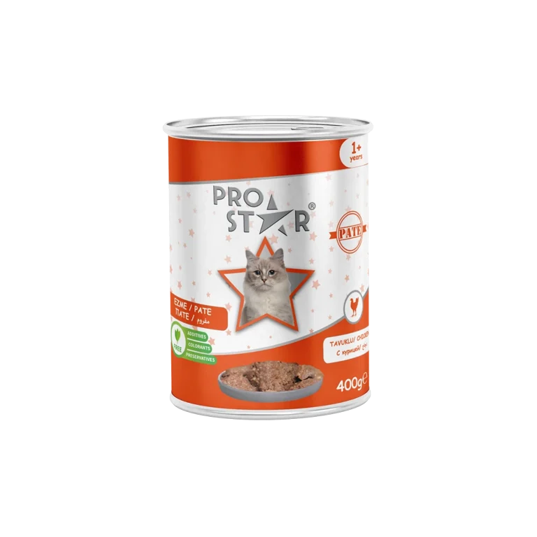 Prostar Yetişkin Kediler için Tavuklu Pate Tam Yaş Mama